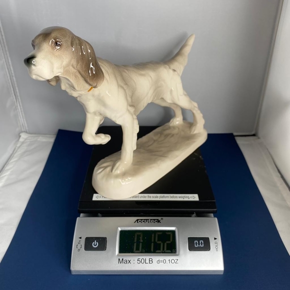 Vintage 1941-1958 Hertwig English Setter Porcelain Figurine - Picture 13 of 14